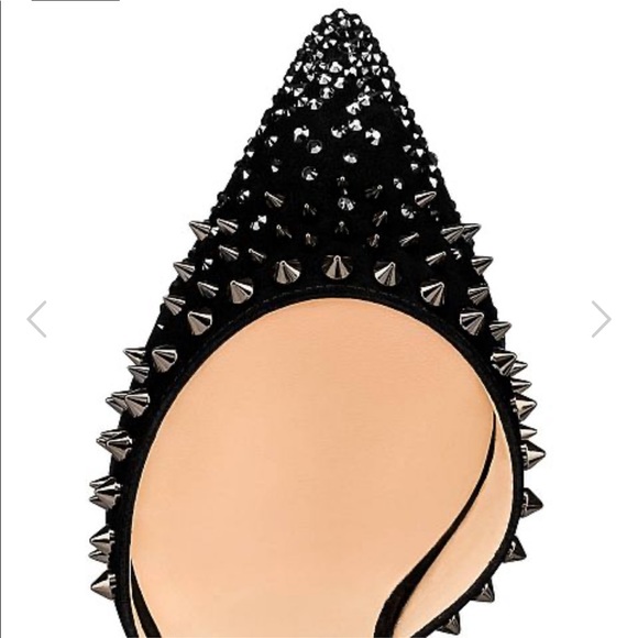 Christian Louboutin BLACK FAIRY Shoes size 10.5 - Picture 3 of 8